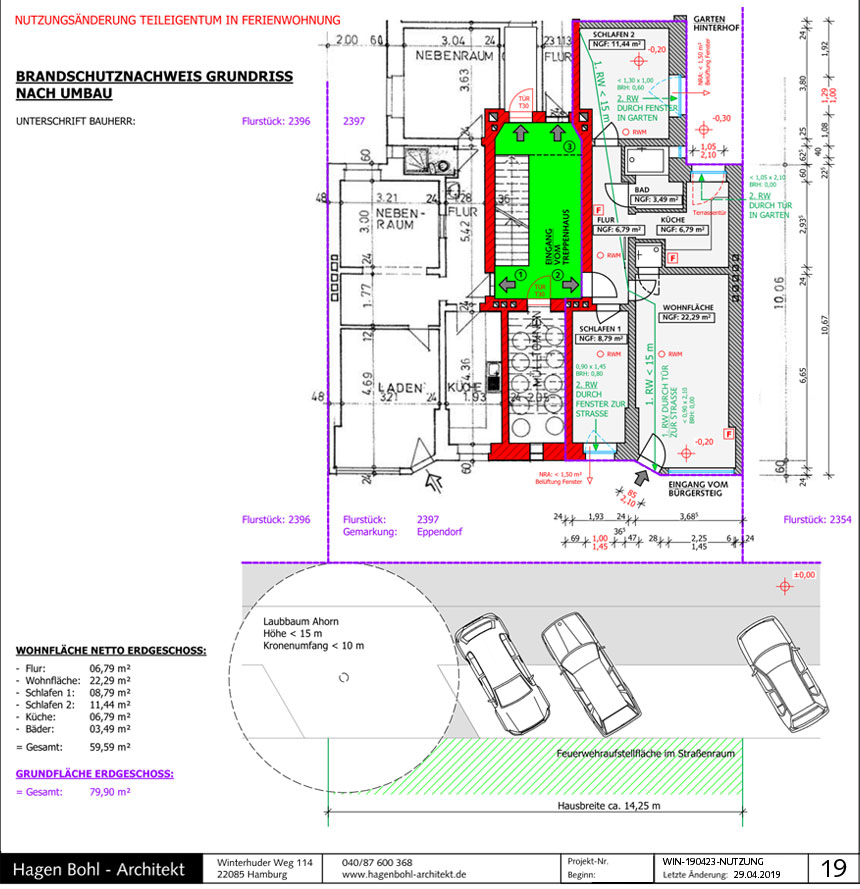 Kaehler-01c Entwurf eines Niedrigenergiehaus in Celle