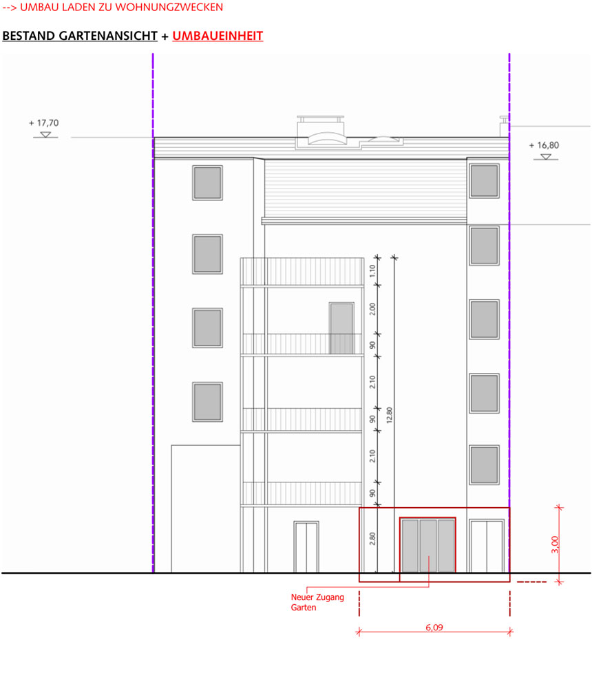 Entwurf eines Niedrigenergiehaus in Celle 