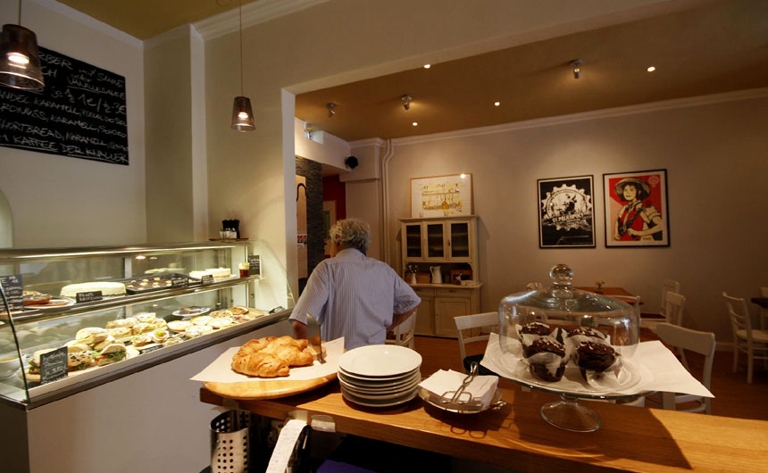 Umbau Cafe in Hamburg