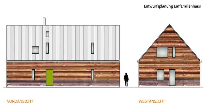 Entwurf Niedrigenergiehaus in Celle