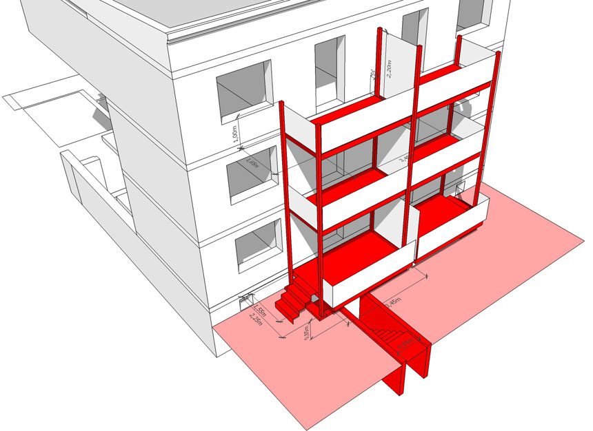 WOH-060715-04-1a Kernsanierung und Anbau in Holzrahmenbau in Hamburg